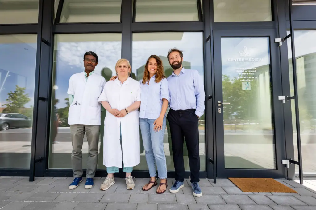 équipe médicale engagée